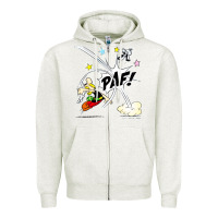 Oatmeal Heather asterix and obelix Zipper Hoodie - linhVisuals