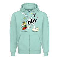 Seafoam asterix and obelix Zipper Hoodie - linhVisuals
