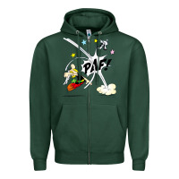 Sports Green asterix and obelix Zipper Hoodie - linhVisuals