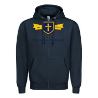 Navy crean lutheran high school Zipper Hoodie - linhVisuals