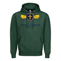 Sports Green crean lutheran high school Zipper Hoodie - linhVisuals