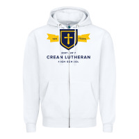 White crean lutheran high school Zipper Hoodie - linhVisuals
