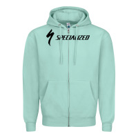 Seafoam Specialized Bikes Bicycle Zipper Hoodie - linhVisuals