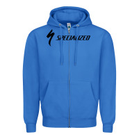 True Royal Specialized Bikes Bicycle Zipper Hoodie - linhVisuals