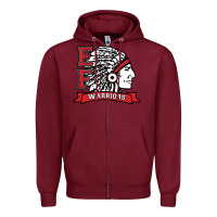 Burgundy elizabeth forward high school Zipper Hoodie - linhVisuals