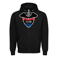Black germantown academy Zipper Hoodie - linhVisuals