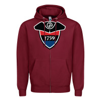 Burgundy germantown academy Zipper Hoodie - linhVisuals