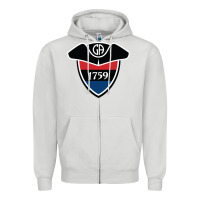 Dove Grey germantown academy Zipper Hoodie - linhVisuals
