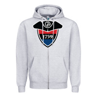 Heather Grey germantown academy Zipper Hoodie - linhVisuals