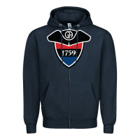 Navy germantown academy Zipper Hoodie - linhVisuals