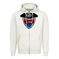 Oatmeal Heather germantown academy Zipper Hoodie - linhVisuals