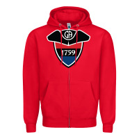 Red germantown academy Zipper Hoodie - linhVisuals