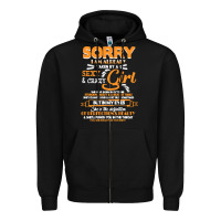 Black birthday t  shirt sorry i'm already taken by sexy crazy girl october b Zipper Hoodie - linhVisuals