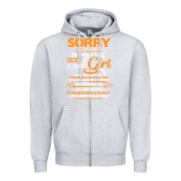 Heather Grey birthday t  shirt sorry i'm already taken by sexy crazy girl october b Zipper Hoodie - linhVisuals