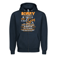 Navy birthday t  shirt sorry i'm already taken by sexy crazy girl october b Zipper Hoodie - linhVisuals