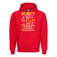 Red birthday t  shirt sorry i'm already taken by sexy crazy girl october b Zipper Hoodie - linhVisuals