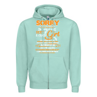 Seafoam birthday t  shirt sorry i'm already taken by sexy crazy girl october b Zipper Hoodie - linhVisuals