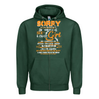 Sports Green birthday t  shirt sorry i'm already taken by sexy crazy girl october b Zipper Hoodie - linhVisuals