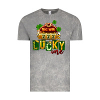 Cloud Rock St Patricks Lucky One Vintage Tee - FaDigitalArtStudio