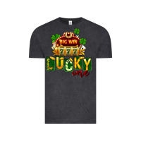 Vintage Black St Patricks Lucky One Vintage Tee - FaDigitalArtStudio