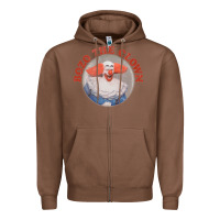 Chestnut bozo the clown vintage style faded design ,  bozo Zipper Hoodie - linhVisuals