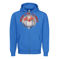 True Royal bozo the clown vintage style faded design ,  bozo Zipper Hoodie - linhVisuals