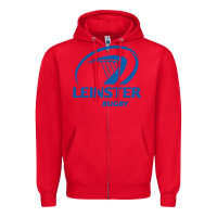 Red the-leinster-rugby-pen Zipper Hoodie - linhVisuals