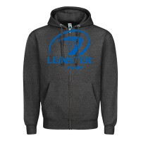 Charcoal Heather the-leinster-rugby-pen Zipper Hoodie - linhVisuals