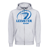Heather Grey the-leinster-rugby-pen Zipper Hoodie - linhVisuals