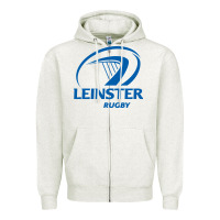 Oatmeal Heather the-leinster-rugby-pen Zipper Hoodie - linhVisuals