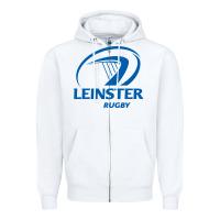 White the-leinster-rugby-pen Zipper Hoodie - linhVisuals