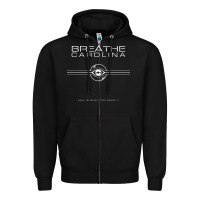 Black Breathe Carolina Candyland Zipper Hoodie - linhVisuals