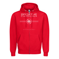 Red Breathe Carolina Candyland Zipper Hoodie - linhVisuals