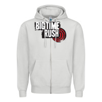 Dove Grey #big #time #rush Zipper Hoodie - linhVisuals
