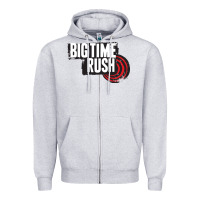 Heather Grey #big #time #rush Zipper Hoodie - linhVisuals