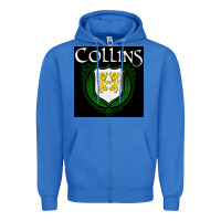 True Royal collins family irish coat of arms Zipper Hoodie - linhVisuals