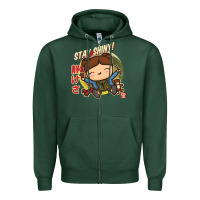 Sports Green kaylee kawaii Zipper Hoodie - linhVisuals