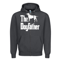 Smoke the dogfather Zipper Hoodie - linhVisuals