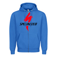True Royal Specialized Bikes Bicycle Zipper Hoodie - linhVisuals