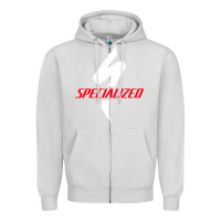 Dove Grey Specialized Bikes Bicycle Zipper Hoodie - linhVisuals
