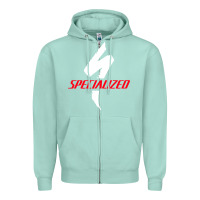 Seafoam Specialized Bikes Bicycle Zipper Hoodie - linhVisuals