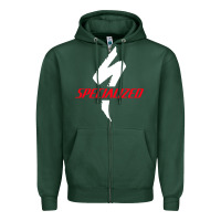 Sports Green Specialized Bikes Bicycle Zipper Hoodie - linhVisuals