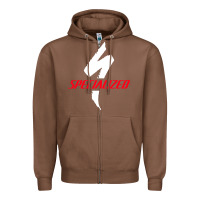 Chestnut Specialized Bikes Bicycle Zipper Hoodie - linhVisuals