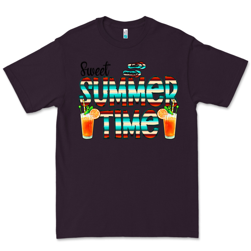 Sweet Summer Time Cocktail Premium Tee by CowCowDesign | Teevron