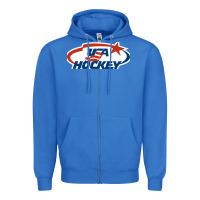 Usa Hockey Zipper Hoodie | Teevron
