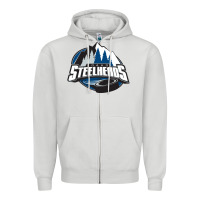 Dove Grey idaho steelheads mountain Zipper Hoodie - linhVisuals
