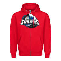 Red idaho steelheads mountain Zipper Hoodie - linhVisuals