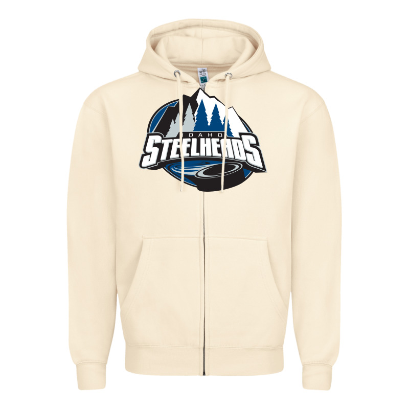 Idaho Steelheads Mountain Zipper Hoodie by linhVisuals | Teevron