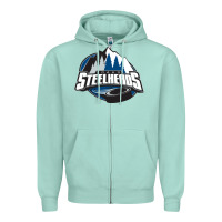 Seafoam idaho steelheads mountain Zipper Hoodie - linhVisuals