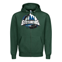 Sports Green idaho steelheads mountain Zipper Hoodie - linhVisuals